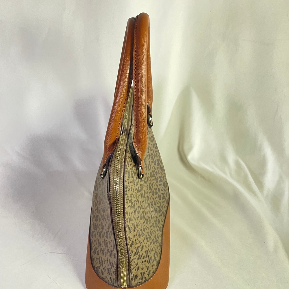 DKNY Brown Satchel Pre-owned - Picture 3 of 6